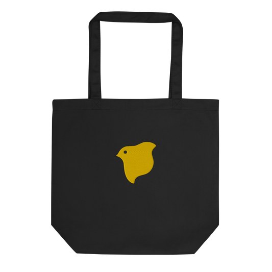 [Chidori] Tragetasche mit gelbem Logo (Stickerei)