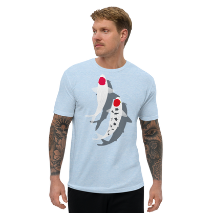 [Koi] T-Shirt tancho rot und weiß (Herren)