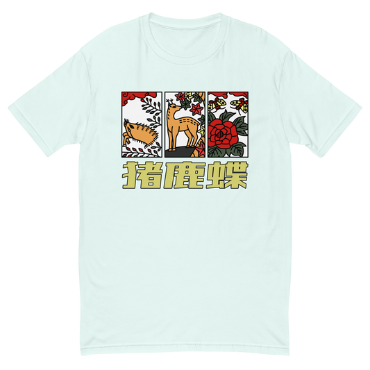 [Hanafuda] T-Shirt Modern Ino-Shikacho (Herren)