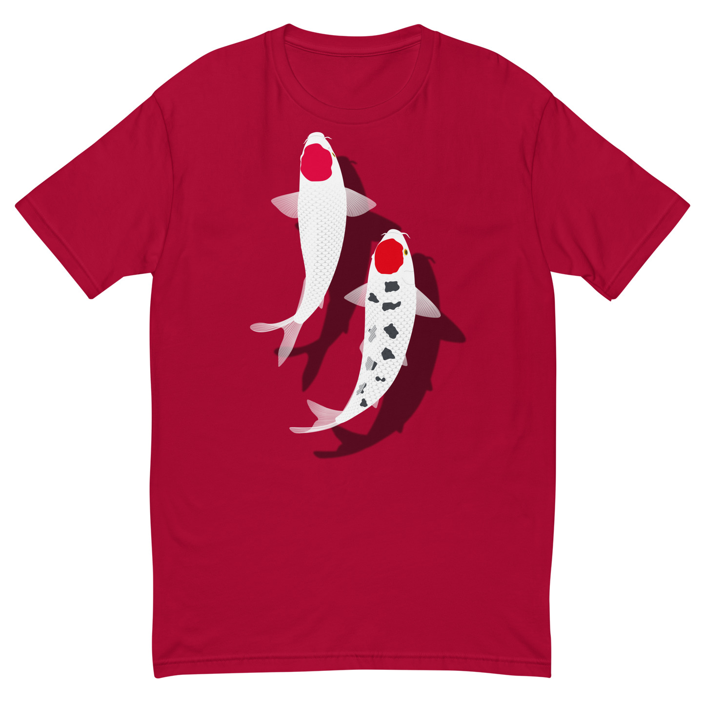 [Koi] T-Shirt tancho rot und weiß (Herren)