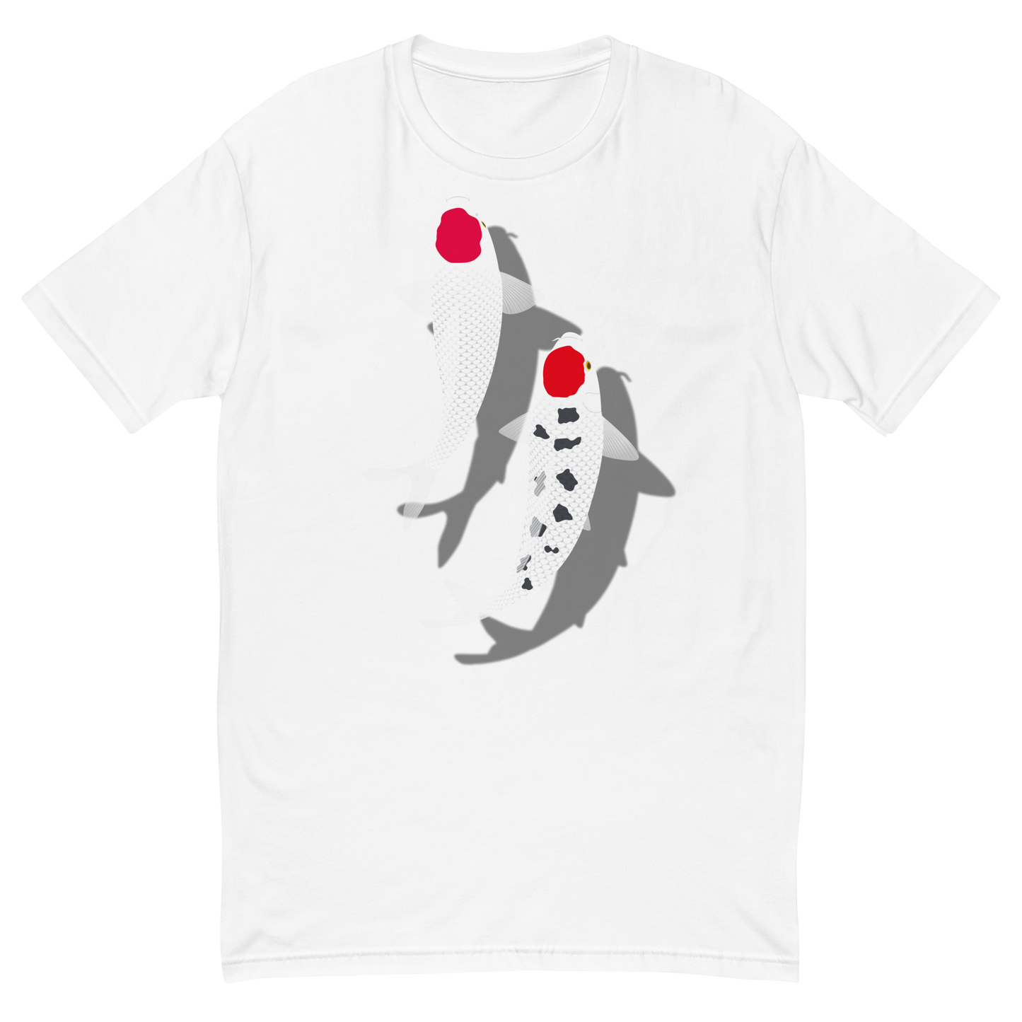 [Koi] T-Shirt tancho rot und weiß (Herren)