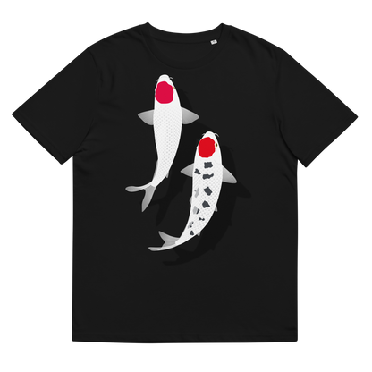 [Koi] T-Shirt tancho rot und weiß (unisex)