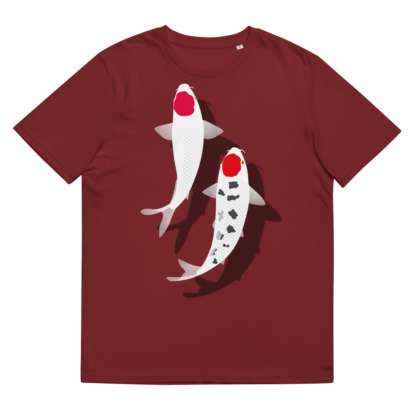 [Koi] T-Shirt tancho rot und weiß (unisex)