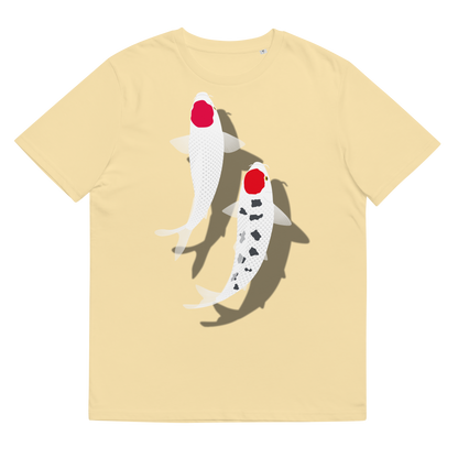 [Koi] T-Shirt tancho rot und weiß (unisex)