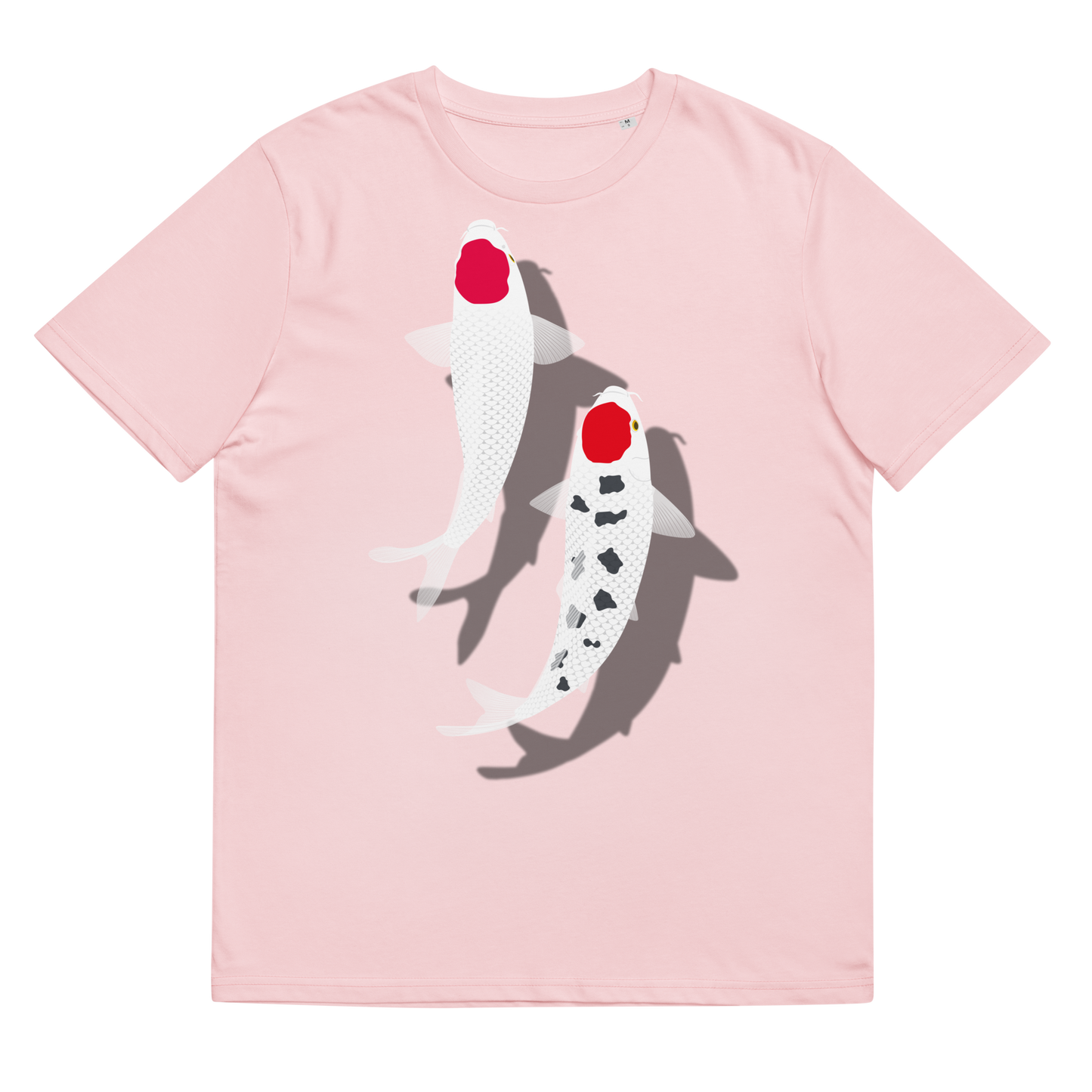 [Koi] T-Shirt tancho rot und weiß (unisex)