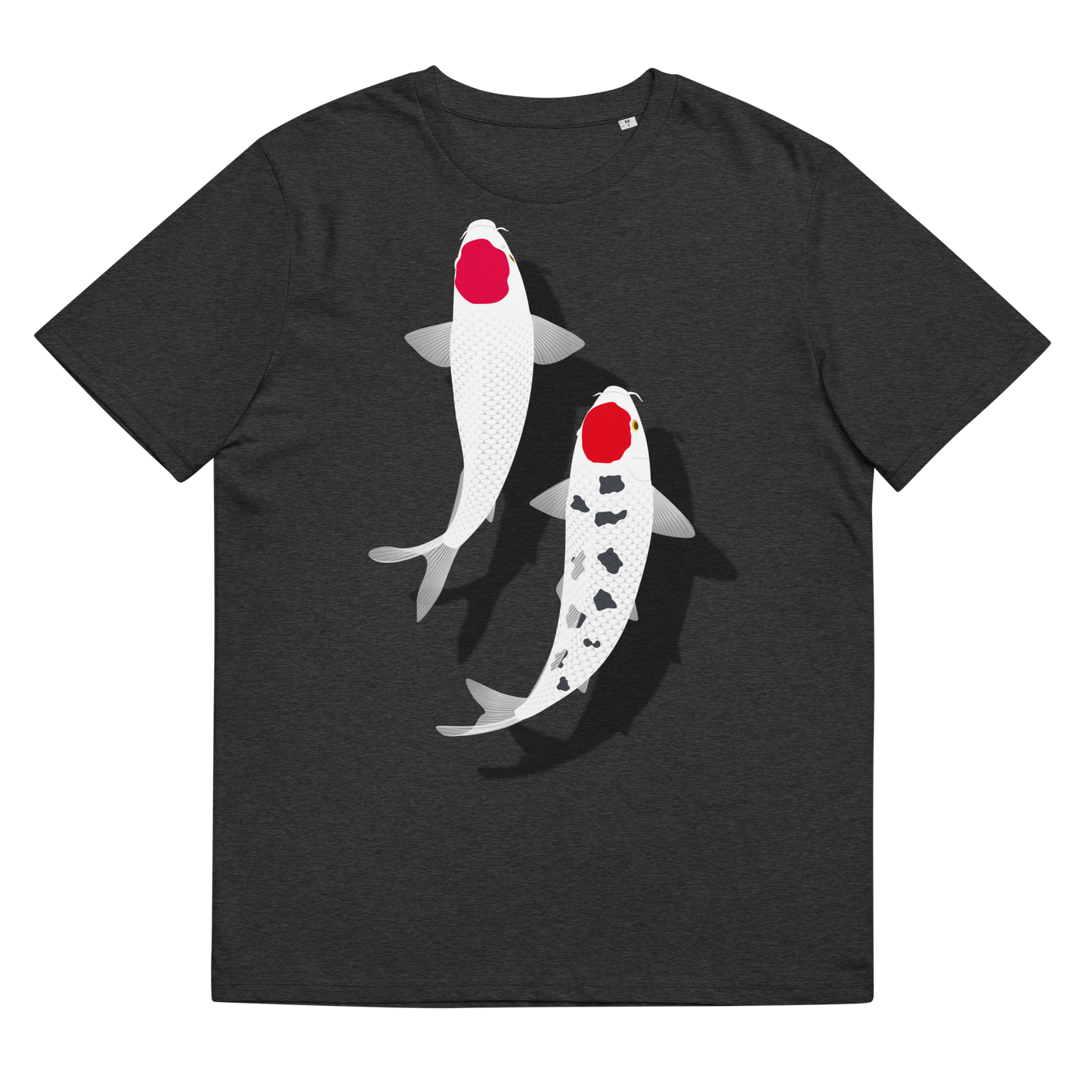 [Koi] T-Shirt tancho rot und weiß (unisex)