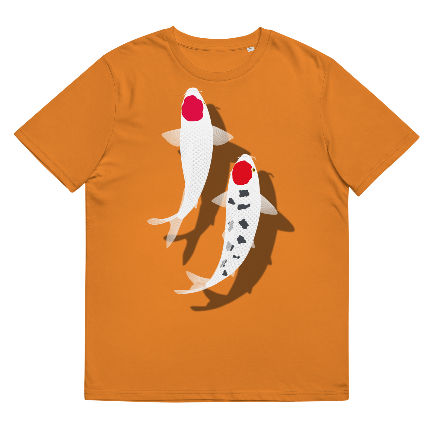 [Koi] T-Shirt tancho rot und weiß (unisex)