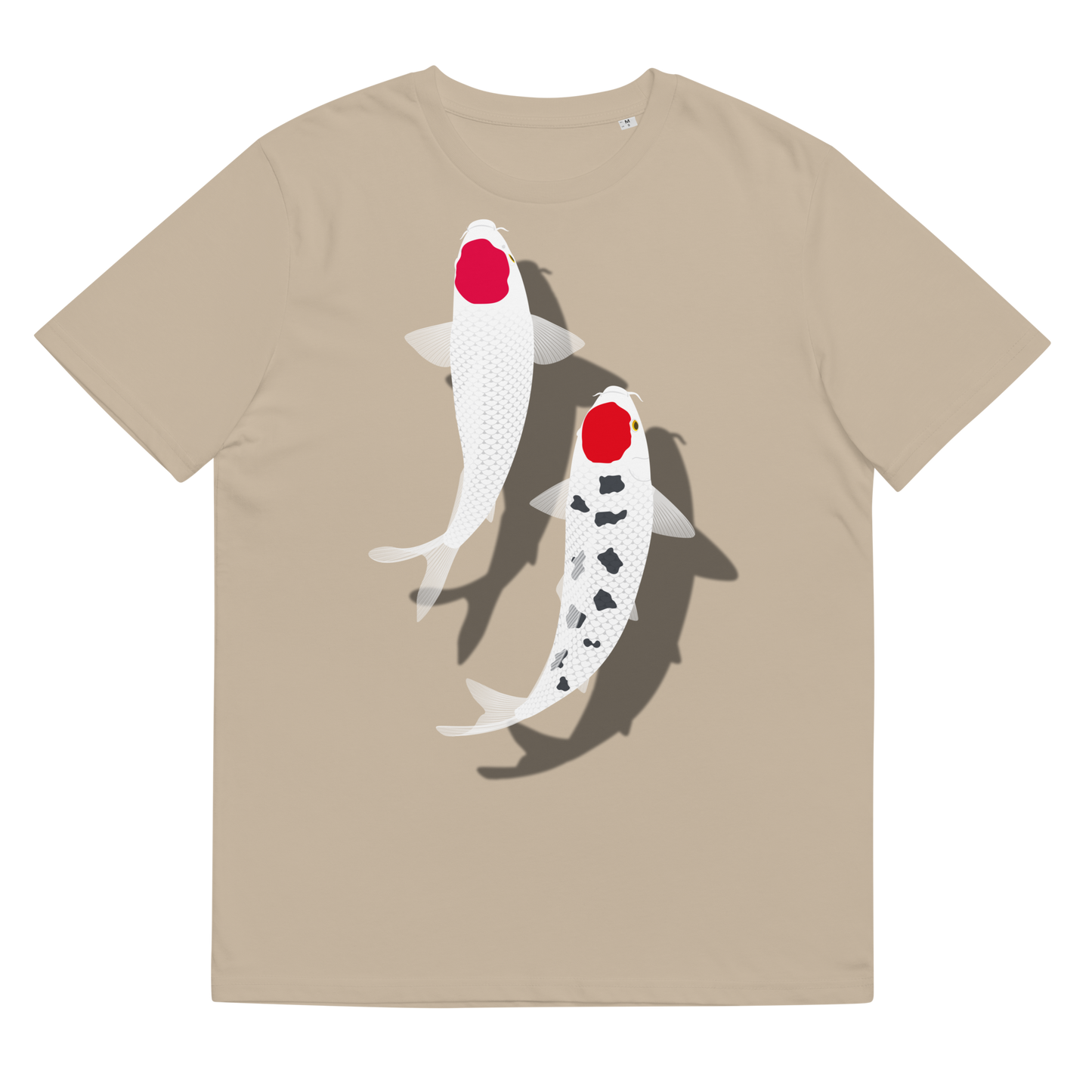 [Koi] T-Shirt tancho rot und weiß (unisex)