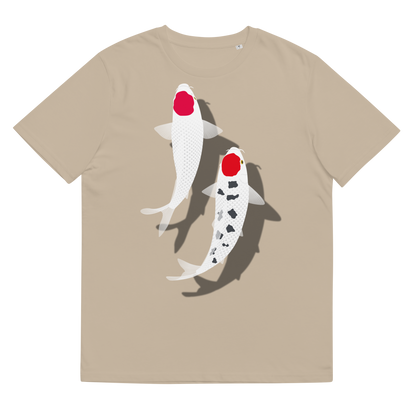 [Koi] T-Shirt tancho rot und weiß (unisex)