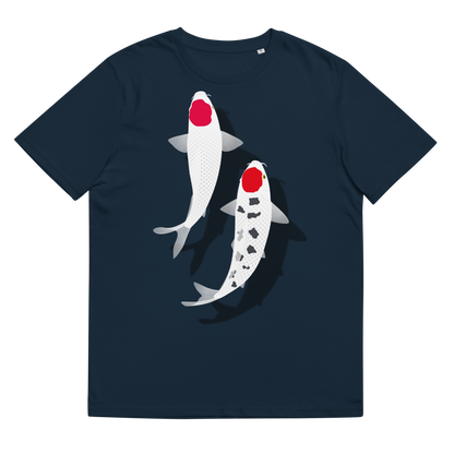 [Koi] T-Shirt tancho rot und weiß (unisex)