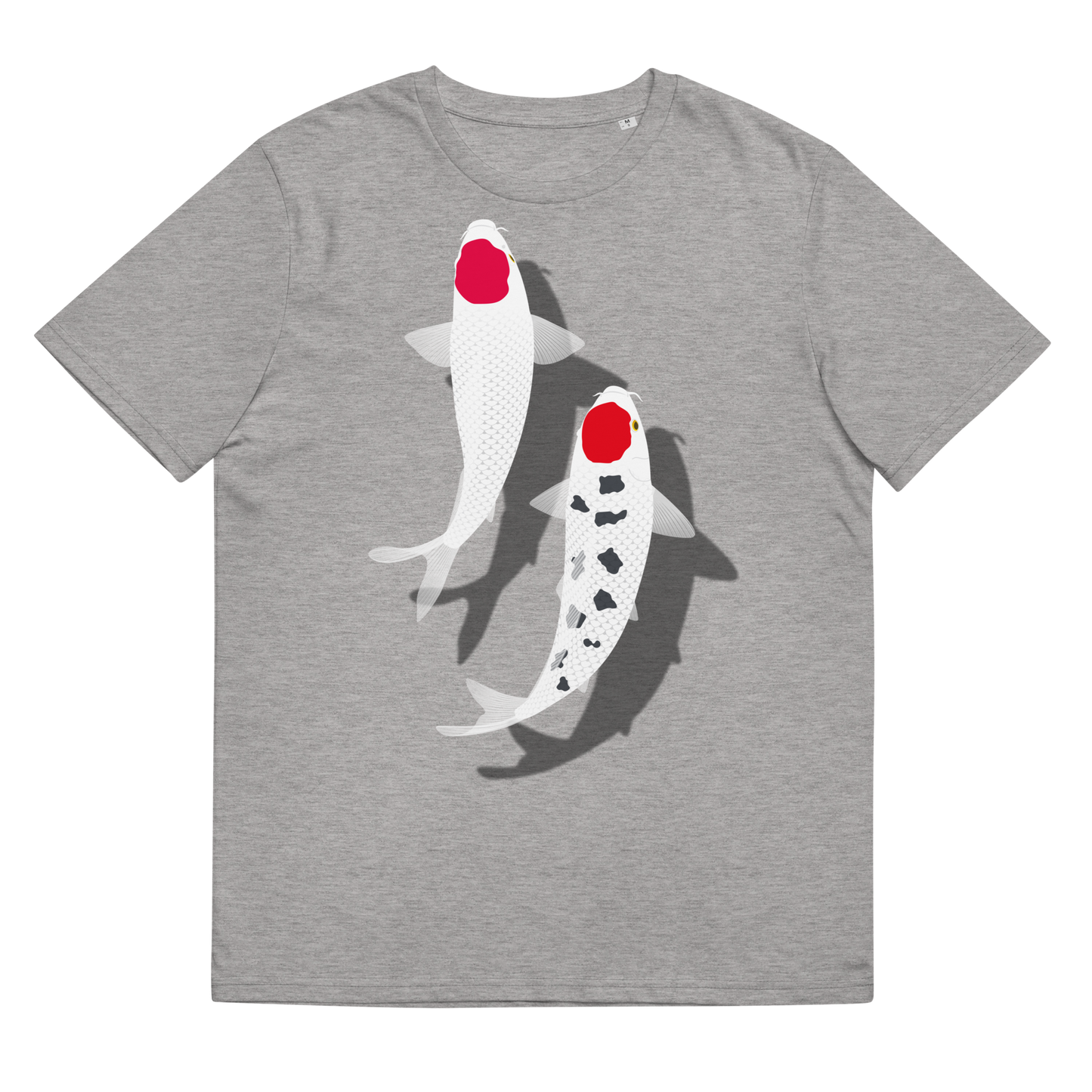 [Koi] T-Shirt tancho rot und weiß (unisex)