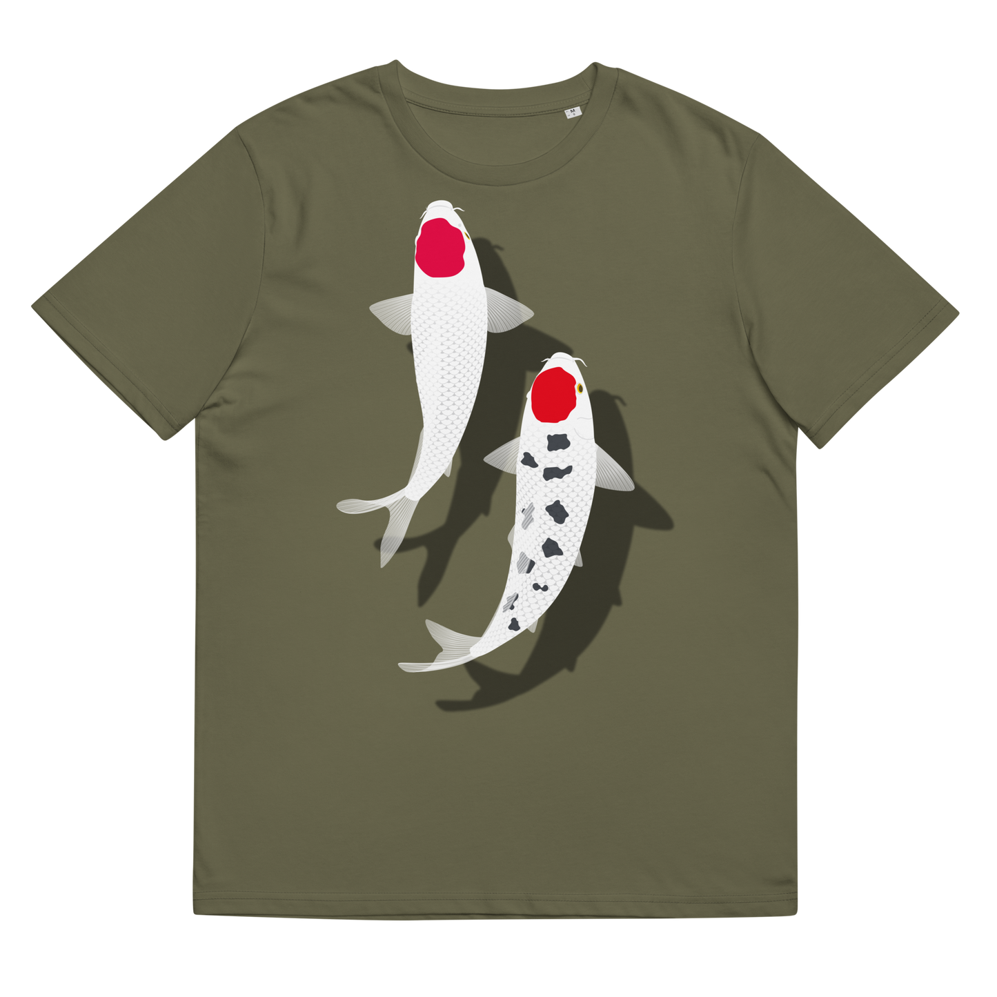 [Koi] T-Shirt tancho rot und weiß (unisex)