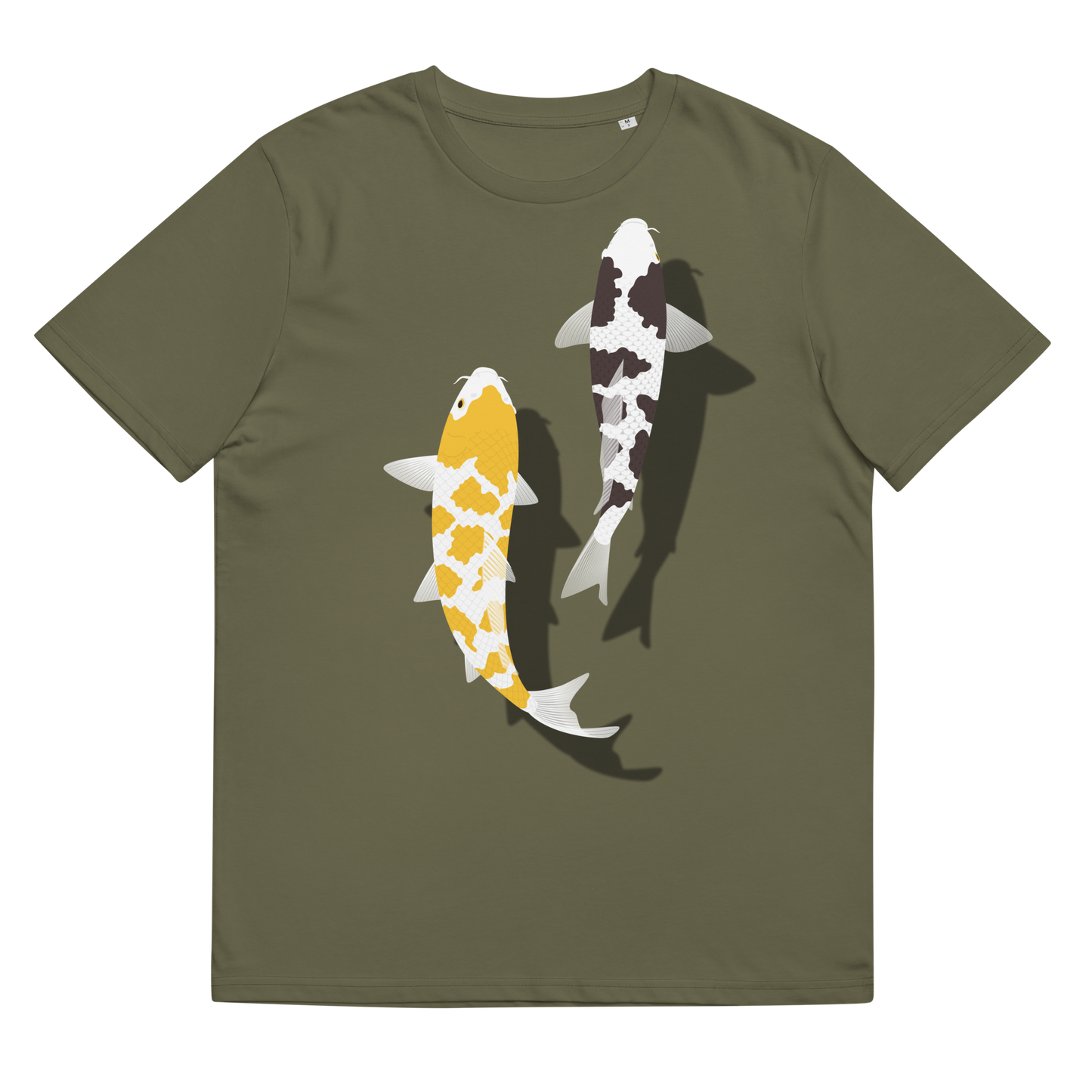 [Koi] T-Shirt weißes Schildpatt/deutsche Polsterung (Unisex)