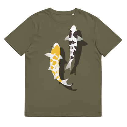 [Koi] T-Shirt weißes Schildpatt/deutsche Polsterung (Unisex)