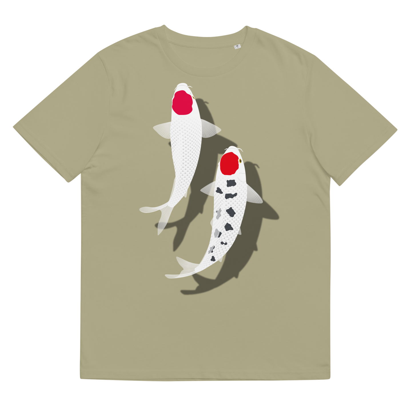 [Koi] T-Shirt tancho rot und weiß (unisex)