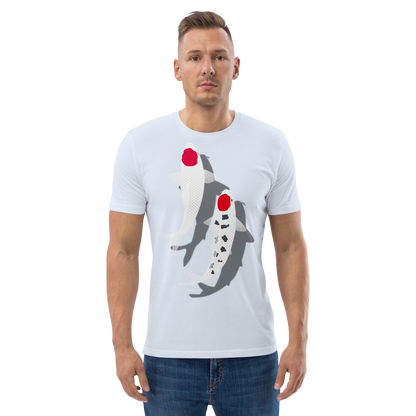 [Koi] T-Shirt tancho rot und weiß (unisex)