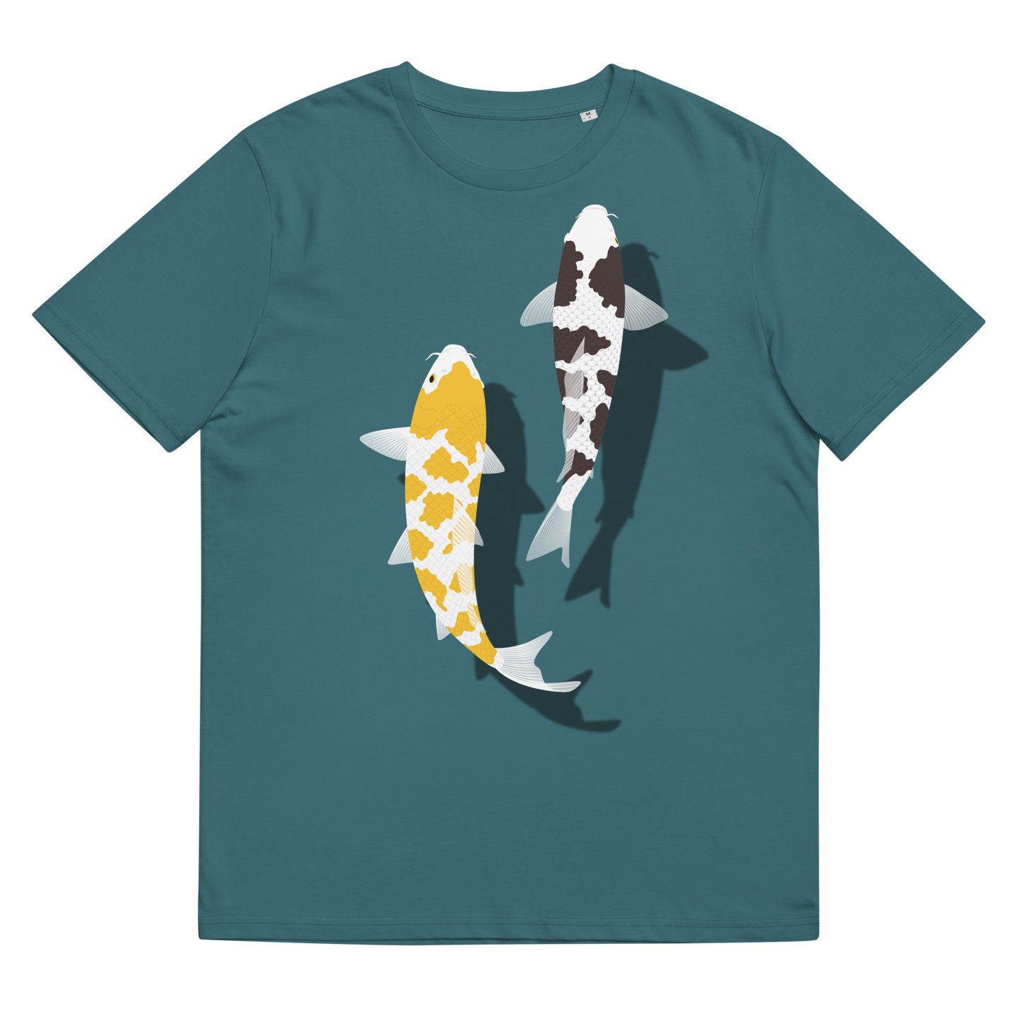 [Koi] T-Shirt weißes Schildpatt/deutsche Polsterung (Unisex)